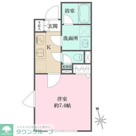 アトリオフラッツ三軒茶屋Northの物件間取画像